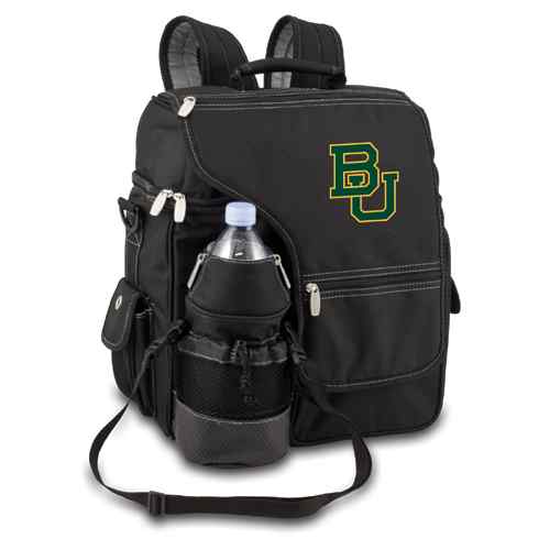 Baylor Bears Turismo Backpack - Black Embroidered - Click Image to Close