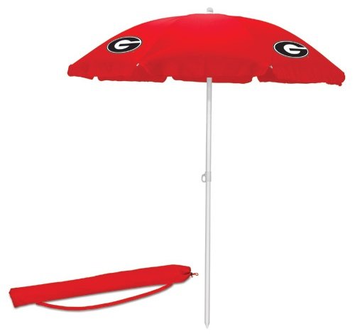 Georgia Bulldogs Umbrella 5.5 - Red - Click Image to Close