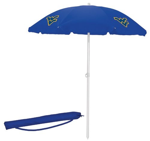 West Virginia Mountaineers Umbrella 5.5 - Blue - Click Image to Close