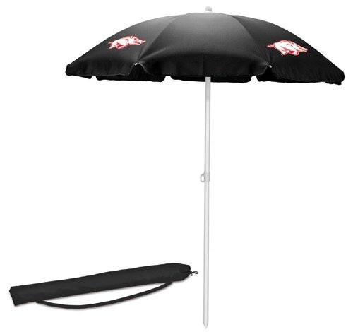 Arkansas Razorbacks Umbrella 5.5 - Black - Click Image to Close