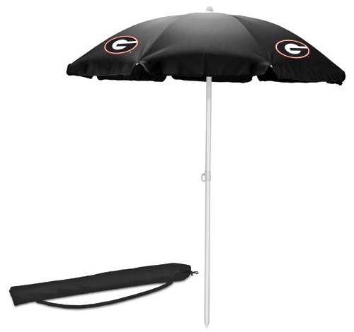 Georgia Bulldogs Umbrella 5.5 - Black - Click Image to Close
