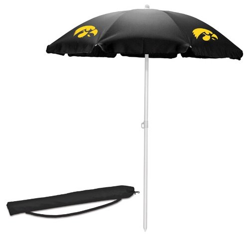 Iowa Hawkeyes Umbrella 5.5 - Black - Click Image to Close