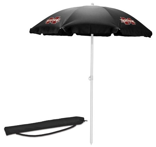 Mississippi State Bulldogs Umbrella 5.5 - Black - Click Image to Close