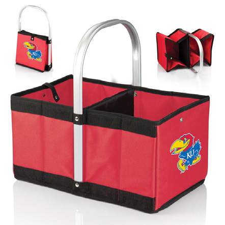 Kansas Jayhawks Urban Basket - Red - Click Image to Close