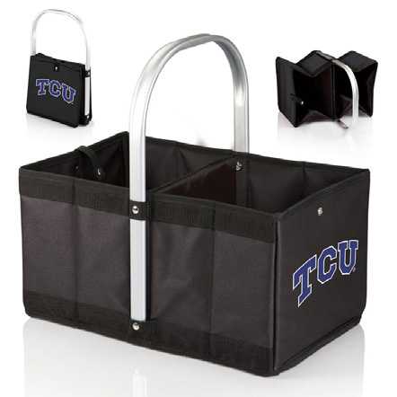 TCU Horned Frogs Urban Basket - Black - Click Image to Close