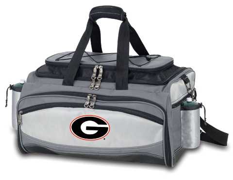 Georgia Bulldogs Vulcan Propane BBQ Set & Cooler - Embroidered - Click Image to Close