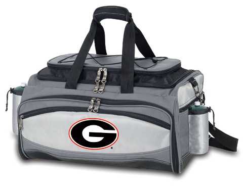 Georgia Bulldogs Vulcan Propane BBQ Set & Cooler - Click Image to Close