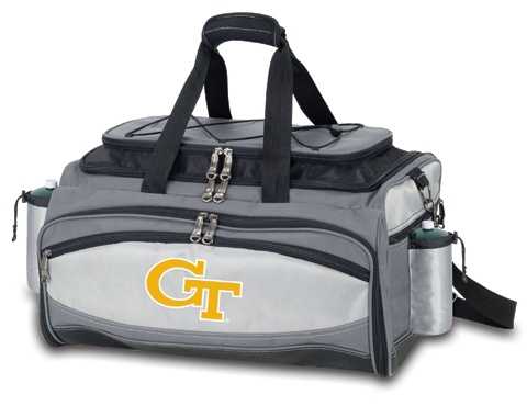 Georgia Tech Yellow Jackets Vulcan Propane BBQ Set & Cooler - Click Image to Close