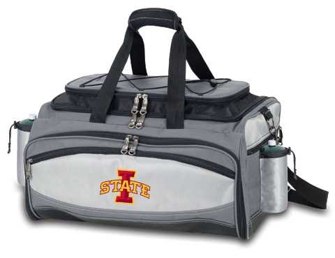 Iowa State Cyclones Vulcan Propane BBQ Set & Cooler - Click Image to Close