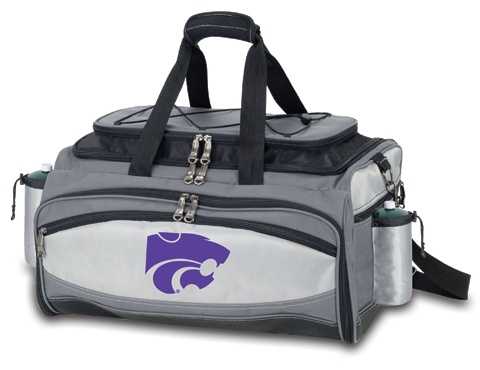 Kansas State Wildcats Vulcan Propane BBQ Set & Cooler - Embr. - Click Image to Close