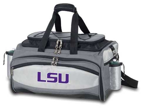 LSU Tigers Vulcan Propane BBQ Set & Cooler - Embroidered - Click Image to Close