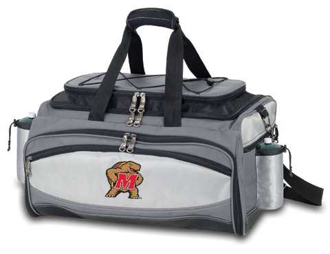 Maryland Terrapins Vulcan Propane BBQ Set & Cooler - Click Image to Close