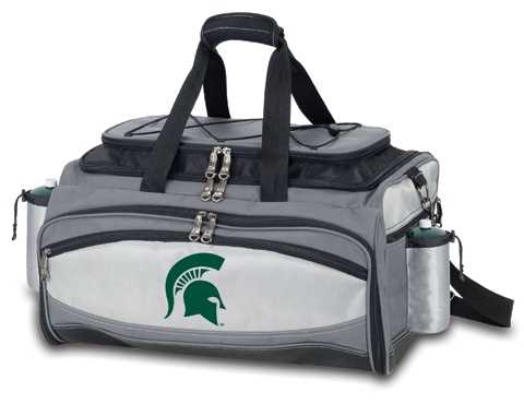 Michigan State Spartans Vulcan Propane BBQ Set & Cooler - Click Image to Close