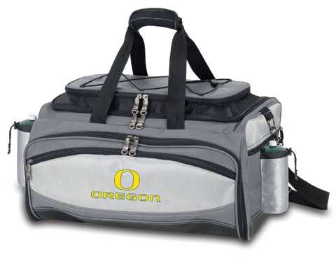 Oregon Ducks Vulcan Propane BBQ Set & Cooler - Click Image to Close