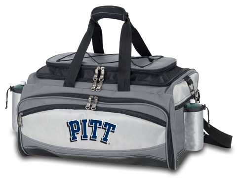 Pitt Panthers Vulcan Propane BBQ Set & Cooler - Embroidered - Click Image to Close