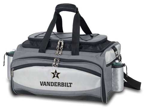 Vanderbilt Commodores Vulcan Propane BBQ Set & Cooler - Embr. - Click Image to Close