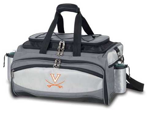 Virginia Cavaliers Vulcan Propane BBQ Set & Cooler - Click Image to Close