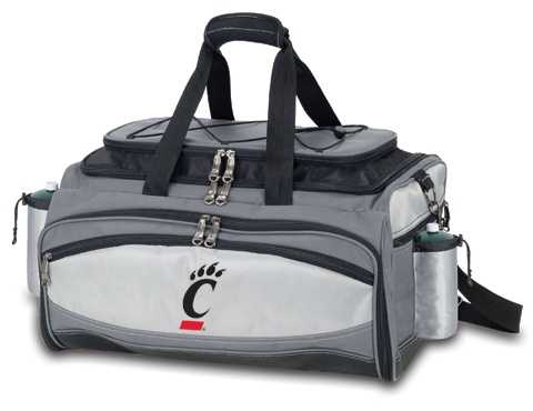 Cincinnati Bearcats Vulcan Propane BBQ Set & Cooler -Embroidered - Click Image to Close