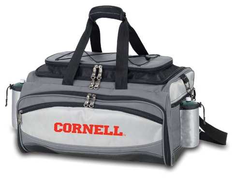 Cornell Big Red Vulcan Propane BBQ Set & Cooler - Embroidered - Click Image to Close