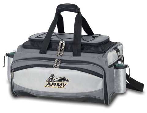 Army Black Knights Vulcan Propane BBQ Set & Cooler - Embroidered - Click Image to Close