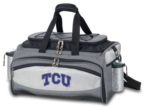 TCU Horned Frogs Vulcan Propane BBQ Set & Cooler - Click Image to Close