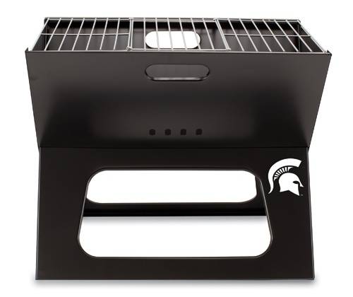 Michigan State University Spartans Portable X-Grill - Click Image to Close