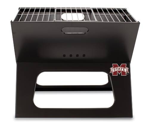 Mississippi State University Bulldogs Portable X-Grill - Click Image to Close