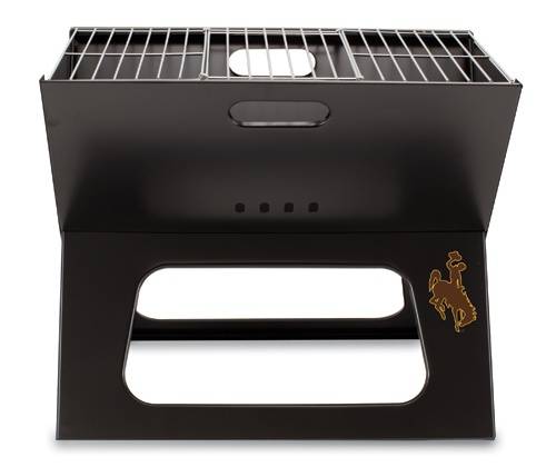 University of Wyoming Cowboys Portable X-Grill - Click Image to Close