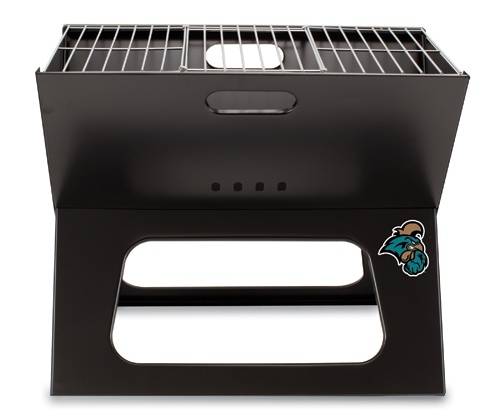 Coastal Carolina University Chanticleers Portable X-Grill - Click Image to Close