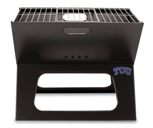 Texas Christian University Horned Frogs Portable X-Grill - Click Image to Close