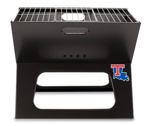 Louisiana Tech University Bulldogs Portable X-Grill - Click Image to Close