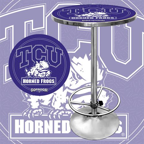 Texas Christian Horned Frogs Pub Table - Click Image to Close