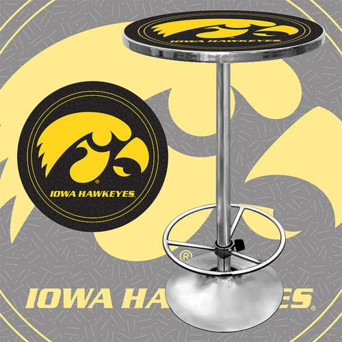 Iowa Hawkeyes Pub Table - Click Image to Close