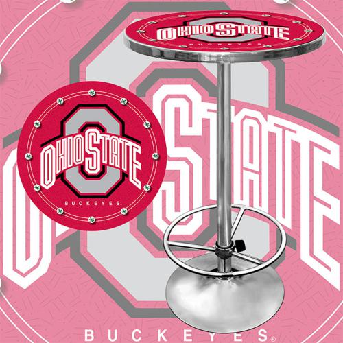Ohio State Buckeyes Pub Table - Click Image to Close