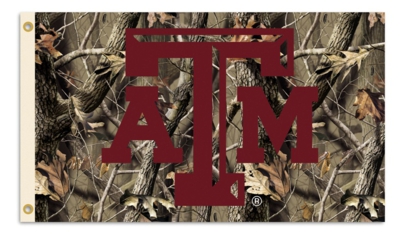 Texas A&M Aggies 3' x 5' Flag with Grommets - Realtree Camo - Click Image to Close