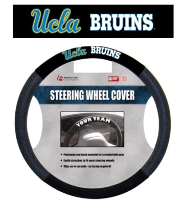 UCLA Bruins Poly-Suede Steering Wheel Cover - Click Image to Close