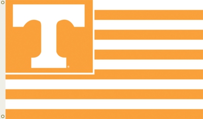 University of Tennessee 3' x 5' Flag with Grommets - Stripes - Click Image to Close