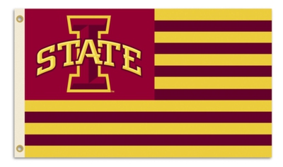 Iowa State Cyclones 3' x 5' Flag with Grommets - 13 Stripes - Click Image to Close