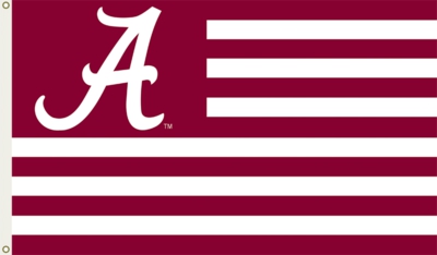 Alabama Crimson Tide 3' x 5' Flag - 13 Stripes - Click Image to Close