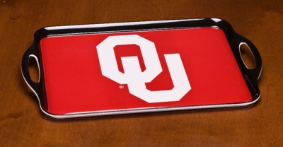 Oklahoma Sooners Serving Tray - Click Image to Close