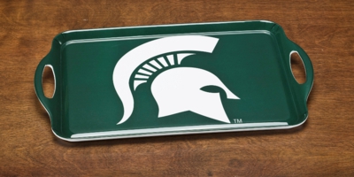 Michigan State Spartans Serving Tray - Click Image to Close
