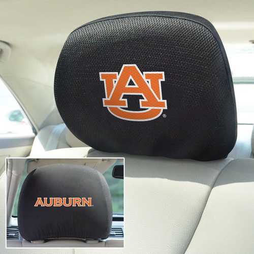 Auburn Tigers 2-Sided Headrest Covers - Set of 2 - Click Image to Close