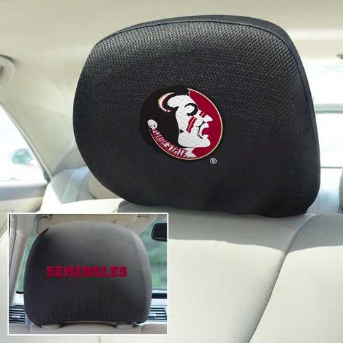 Florida State Seminoles 2-Sided Headrest Covers - Set of 2 - Click Image to Close