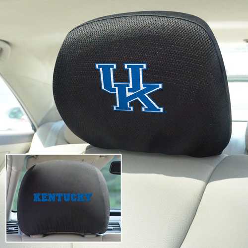 Kentucky Wildcats 2-Sided Headrest Covers - Set of 2 - Click Image to Close