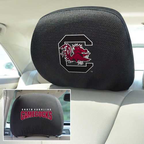 South Carolina Gamecocks 2-Sided Headrest Covers - Set of 2 - Click Image to Close