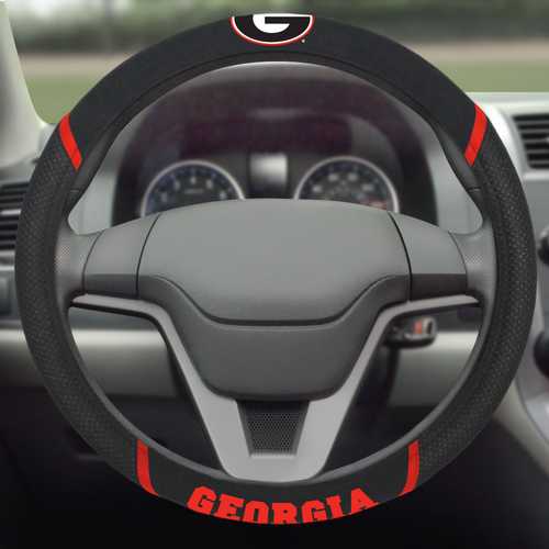 University of Georgia Bulldogs Steering Wheel Cover - Click Image to Close