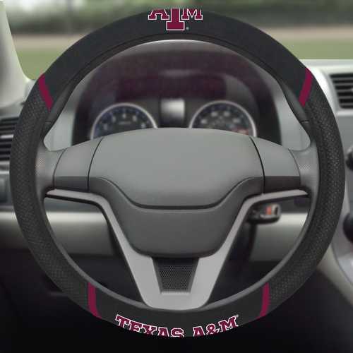 Texas A&M University Aggies Steering Wheel Cover - Click Image to Close