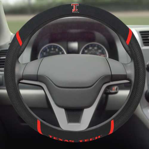 Texas Tech University Red Raiders Steering Wheel Cover - Click Image to Close