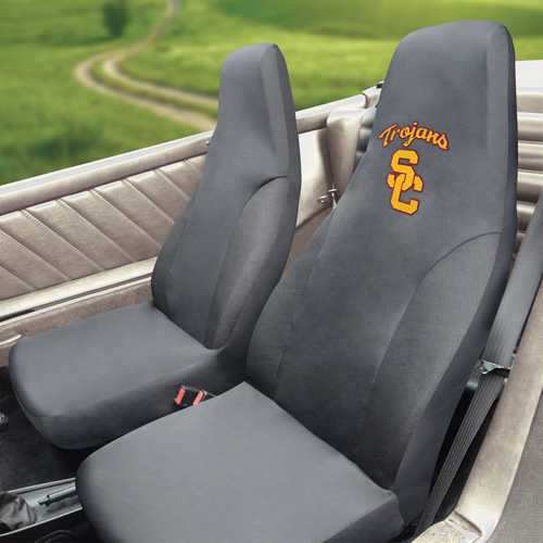 USC Trojans Embroidered Seat Cover - Click Image to Close