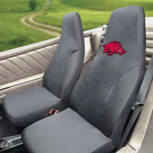 University of Arkansas Razorbacks Embroidered Seat Cover - Click Image to Close